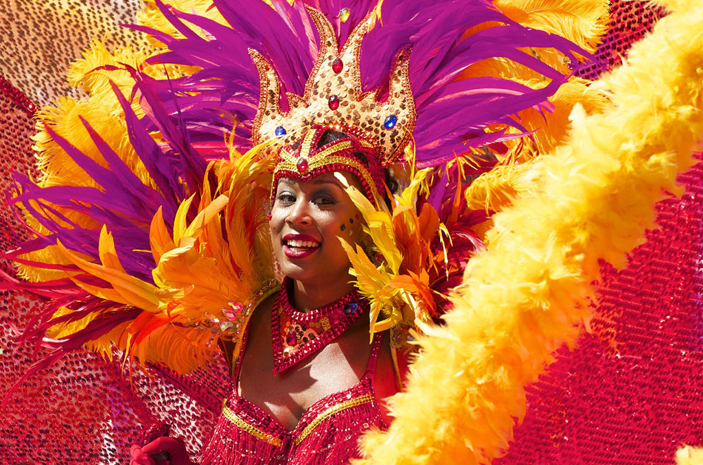 bailarina en carnaval